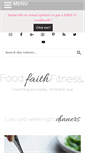 Mobile Screenshot of foodfaithfitness.com
